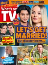 What’s on TV – 20 August 2022