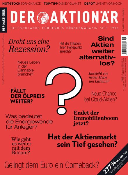 DER AKTIONaR – 18 August 2022