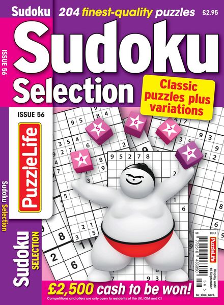 Sudoku Selection – August 2022