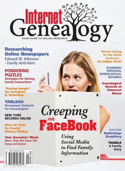 Internet Genealogy – August-September 2022