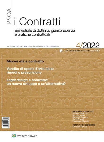 I Contratti – N 4 2022