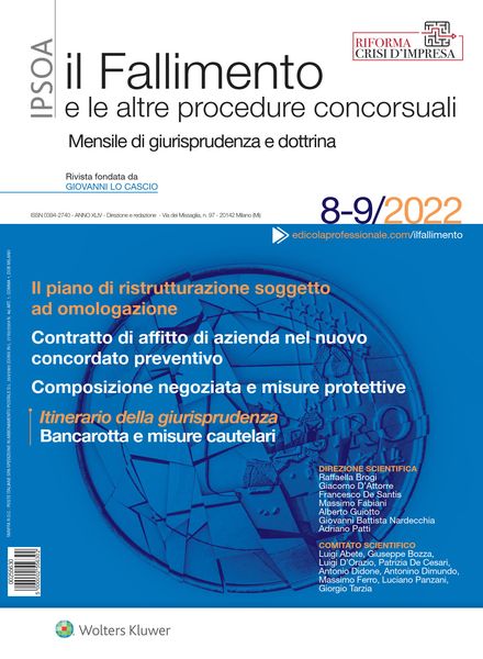 Il Fallimento – Agosto-Settembre 2022