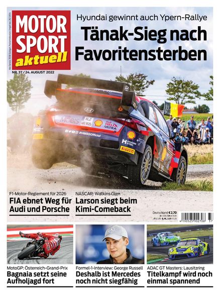 MOTORSPORT aktuell – 24 August 2022