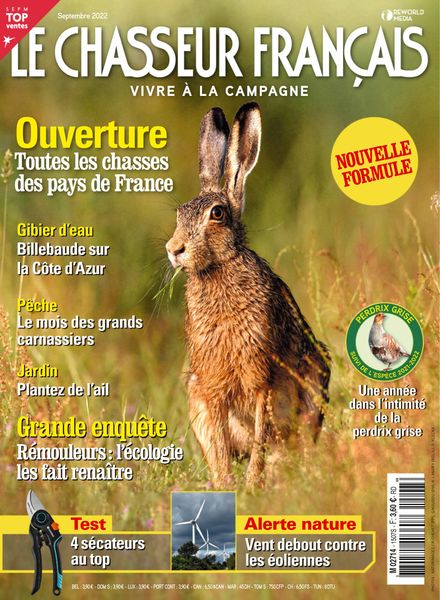 Le Chasseur Francais – septembre 2022