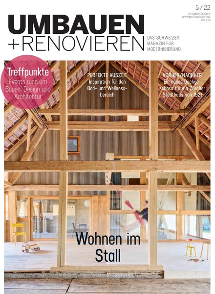 Umbauen + Renovieren – August 2022