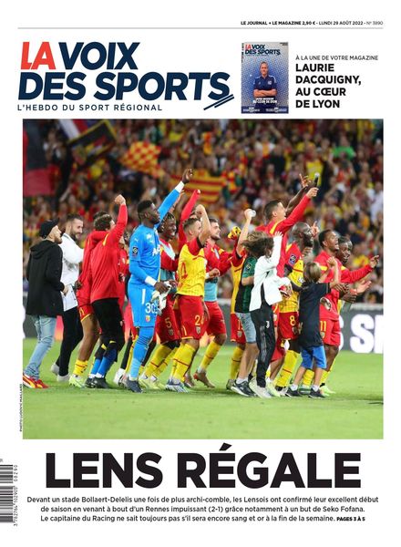 La Voix des Sports – 29 aout 2022