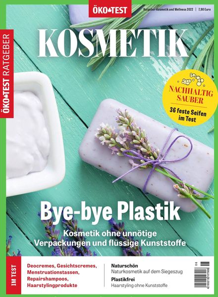 Okotest Sonderheft Nr 6 – Ratgeber Kosmetik 2022
