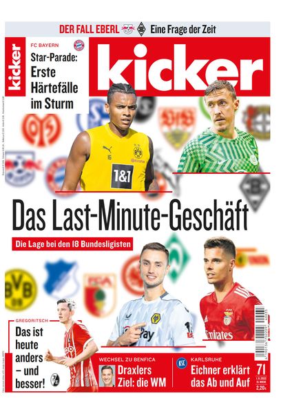Kicker – 01 September 2022
