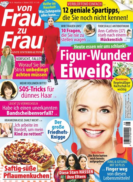von Frau zu Frau – 31 August 2022