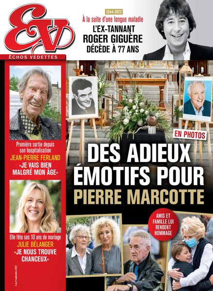 echos Vedettes – 03 septembre 2022