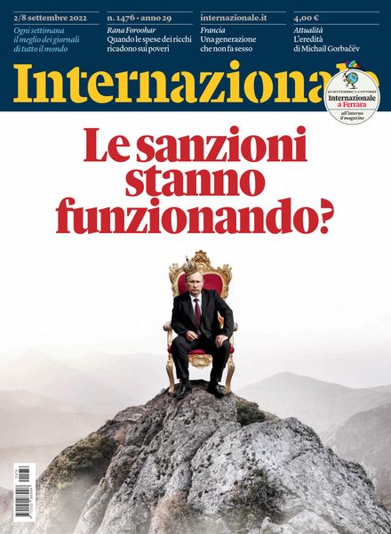 Internazionale – 2-8 Settembre 2022