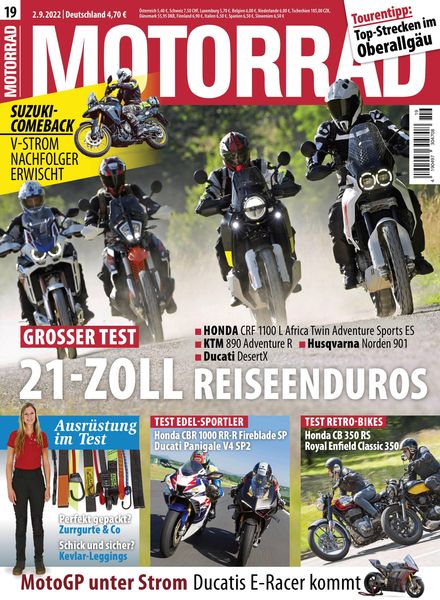 Motorrad – 01 September 2022