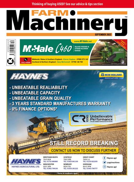 Farm Machinery – September 2022