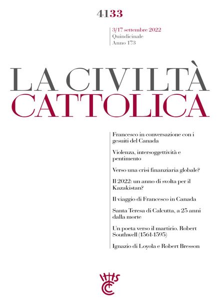 La Civilta Cattolica – 3 Settembre 2022
