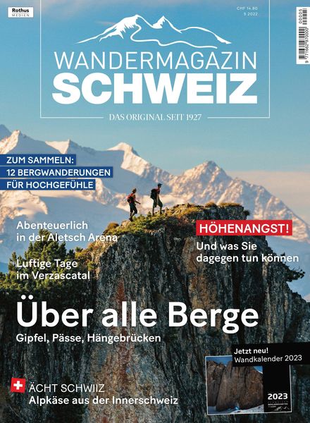 SCHWEIZ Das Wandermagazin – September 2022
