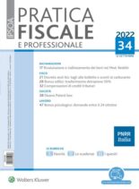 Pratica Fiscale e Professionale – 12 Settembre 2022