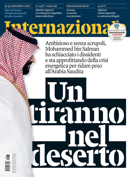 Internazionale – 9 Settembre 2022