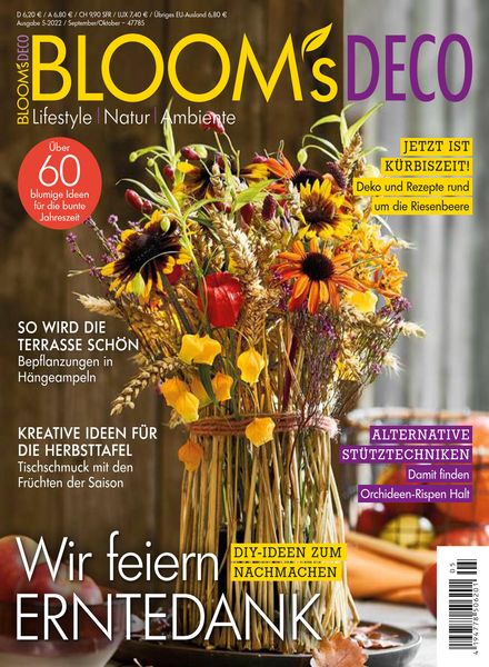 Bloom’s Deco – September-Oktober 2022
