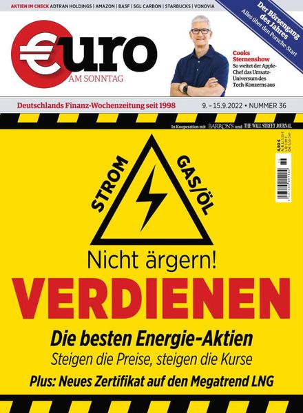 Euro am Sonntag – 09 September 2022