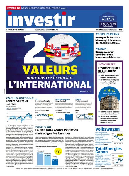 Investir – 10 Septembre 2022