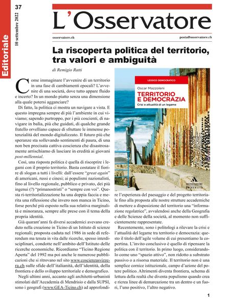 L’Osservatore – 10 settembre 2022