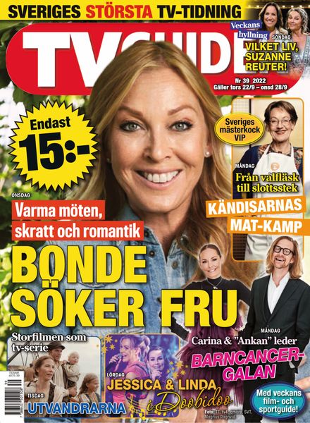 TV-guiden – 22 september 2022