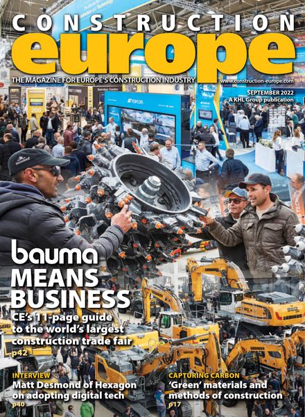 Construction Europe – September 2022