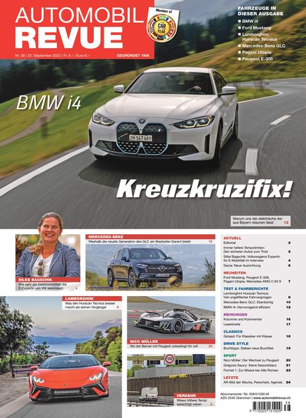 Automobil Revue – 22 September 2022