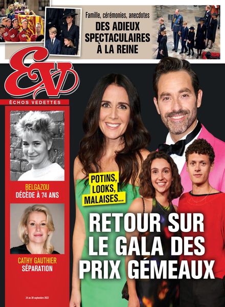 echos Vedettes – 24 septembre 2022