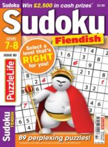 PuzzleLife Sudoku Fiendish – 01 September 2022