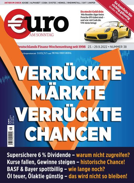 Euro am Sonntag – 23 September 2022