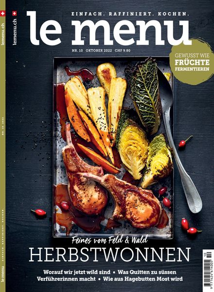 le menu – Oktober 2022