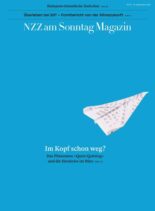 NZZ am Sonntag Magazin – 25 September 2022