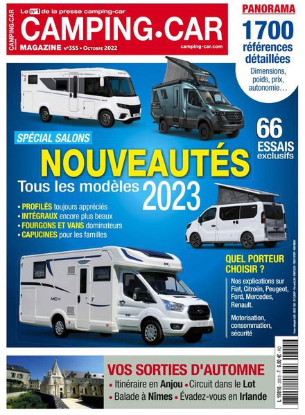 Camping-Car Magazine – Octobre 2022