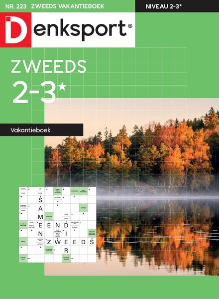 Denksport Zweeds 2-3 vakantieboek – 29 september 2022