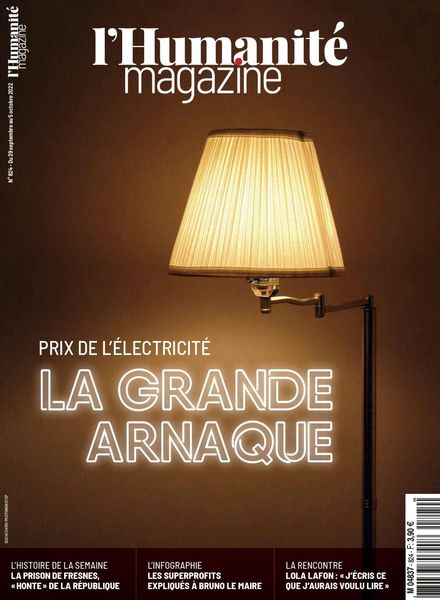 L’Humanite Magazine – 29 septembre 2022