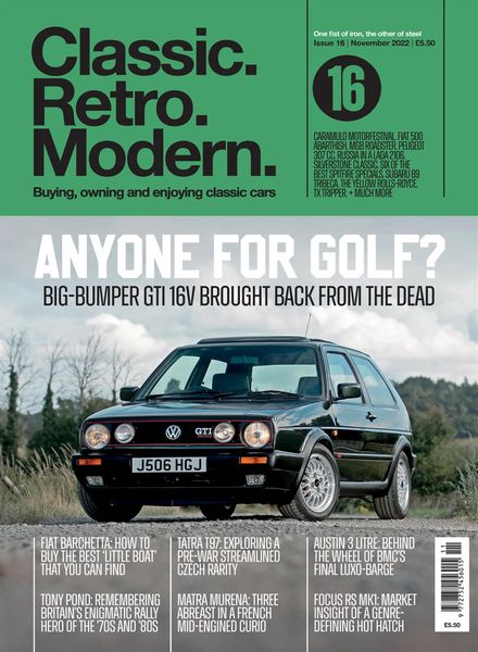 ClassicRetroModern Magazine – Issue 16 – November 2022