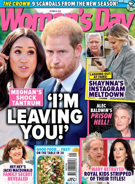 Woman’s Day Australia – October 10 2022