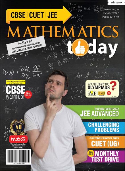 Mathematics Today – October 2022