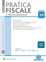 Pratica Fiscale e Professionale – 10 Ottobre 2022