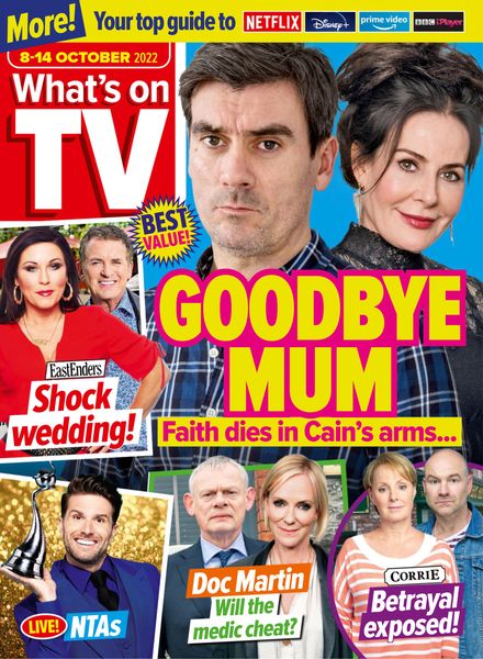 What’s on TV – 08 October 2022