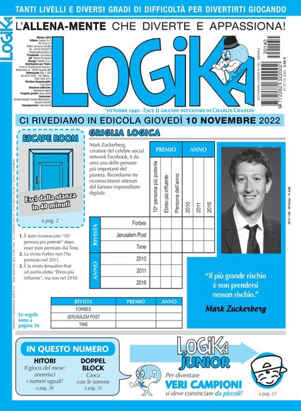 Settimana Logika – 07 ottobre 2022