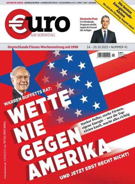 Euro am Sonntag – 14 Oktober 2022