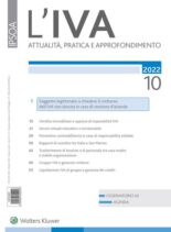 L’IVA – Ottobre 2022