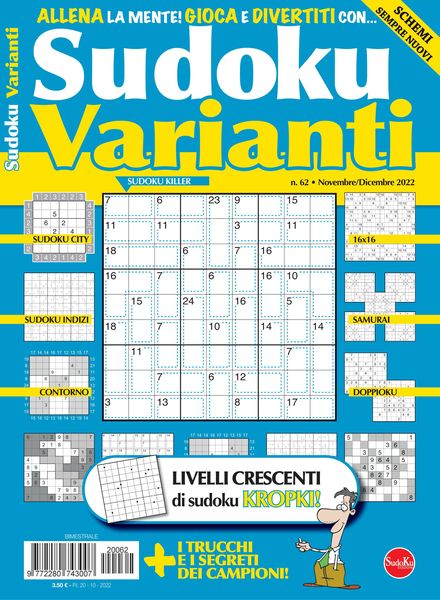 Sudoku Varianti – novembre 2022