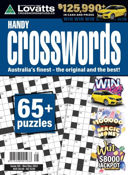 Lovatts Handy Crosswords – 23 October 2022