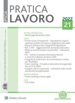 Pratica Lavoro – 29 Ottobre 2022