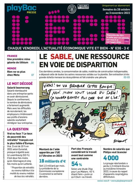 L’ECO – 28 octobre 2022