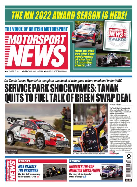 Motorsport News – October 27 2022