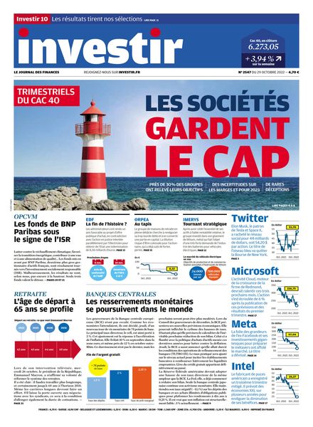 Investir – 29 Octobre 2022